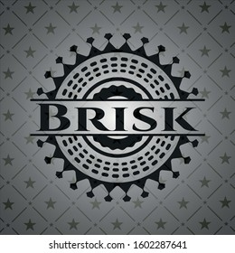 Brisk dark icon or emblem. Vector Illustration. Detailed.