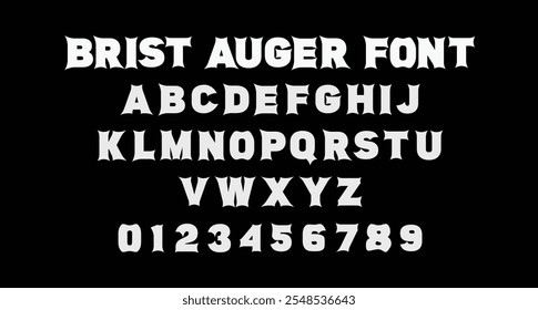 Brist Auger is a vintage display font. With bold stroke and fun character. To give you an extra creative work.