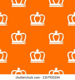 Britain crown pattern vector orange for any web design best