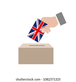 Britain Elections Vote Box Vector Work