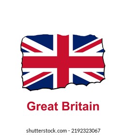 BRITAIN FLAG, ATTRACTIVE AND UNIQUE VECTOR