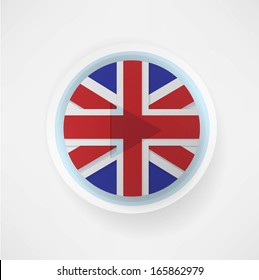 britain flag button