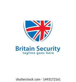 britain security logo design, icon design template elements 