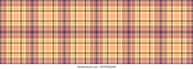 Großbritannien Textur nahtlos, fröhliche Weihnachtsmuster Hintergrund Vektorgrafik. Geometry check kariertes Tartan-Gewebe in rot und orange Farbe.