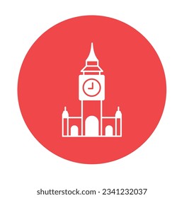 Icono de vector británico que puede modificar fácilmente

