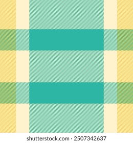 Britain vector plaid tartan, golf texture textile background. Tile seamless pattern fabric check in light and teal colors palette.