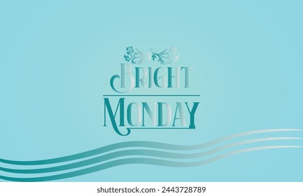 Brite Momday stylish text illustration design