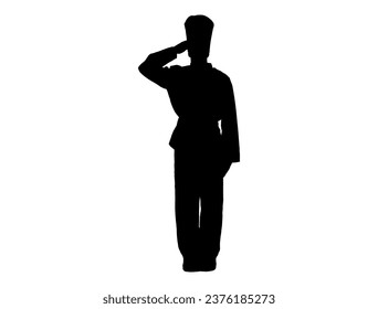 Britische Befefferwache Silhouette Vektorkunst