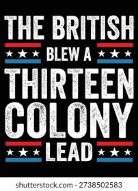 The British Blew A Thirteen Colony Lead