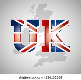 British Design Over White Background Vector Stock Vector (Royalty Free ...