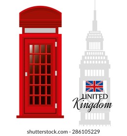 British design over white background, vector illustration.