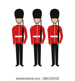 British design over white background, vector illustration.