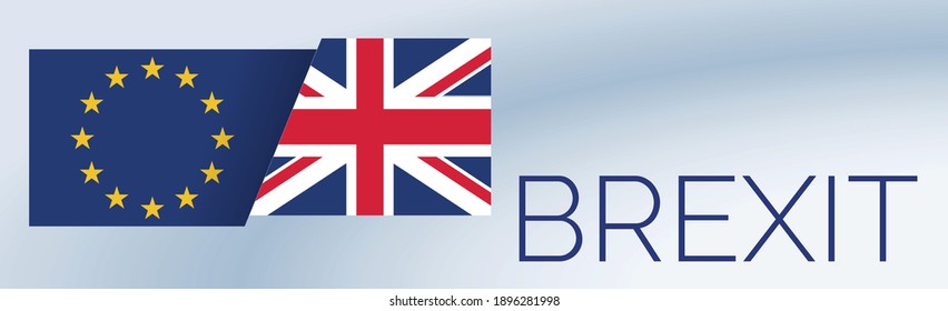 British Exit From The European Union Brexit - Vector Illustration