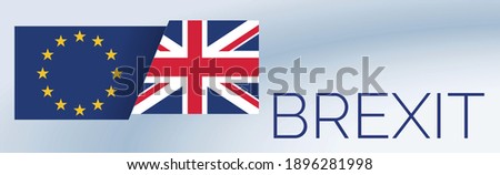 British exit from the European Union brexit - Vector illustration