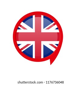 British Flag Button