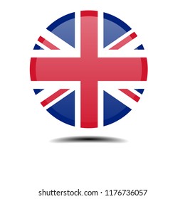 British Flag Button