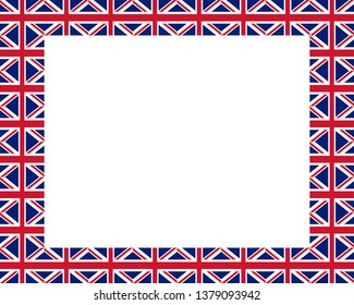 British flag with copy space