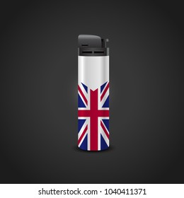 British flag design with lighter vector