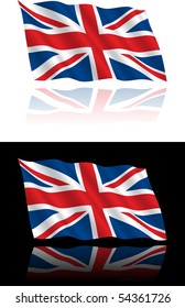 British Flag Flowing