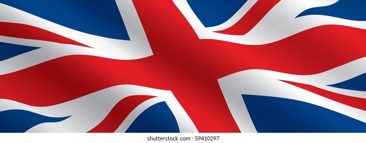 British Flag Flowing