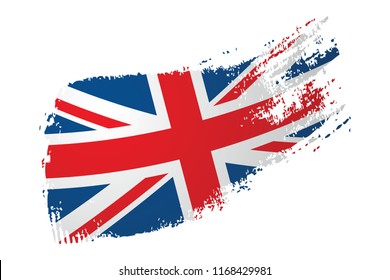 vector de grunge de bandera británica