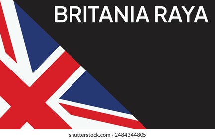 The British flag. Flag icon. Standard color. united Kingdom flag. Computer illustration. Digital illustration. Vector illustration.