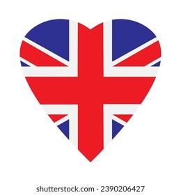 Diseño de ilustración vectorial de icono de bandera británica