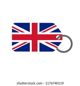 British Flag and price label