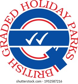 British graded holiday parks Q symbol 2 ticks 