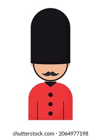 british guard design over white