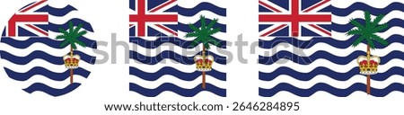 British Indian Ocean Territory Flag – National and Official Flag of the British Overseas Territory.