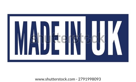British manufacturing themed element pack in bold typography, product quality, national identity, commerce, and industry.