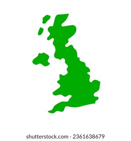 British map icon. UK map icon. Vector.