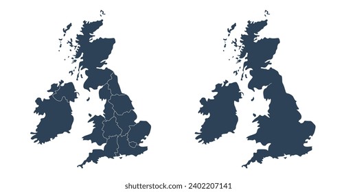 British map icon. Uk vector ilustration.