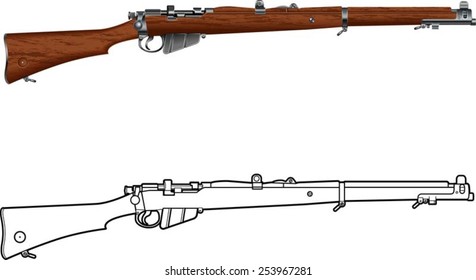 British Military Bolt Action Rifle