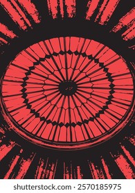 British Museum domed ceiling abstract