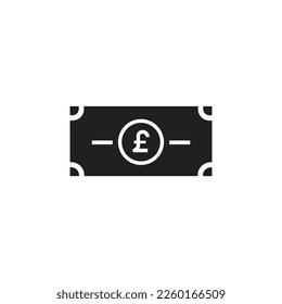 british pound Money icon vector illustration for web, computer and mobile app