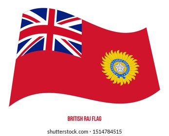 British Raj 18581947 Flag Waving 260nw 1514784515 