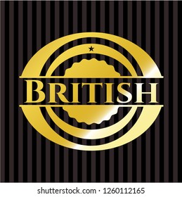 British shiny badge