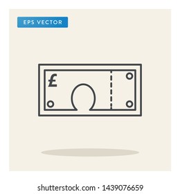 British Sterling Note, Can Be Used As A Five Pound Note