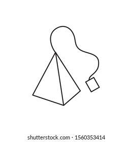 british tea bag isolated icon vector illustration design