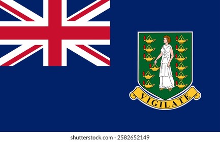 British Virgin Islands Flag, Flag of British Virgin Islands