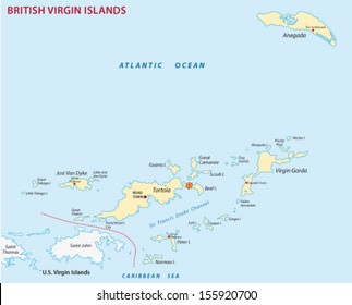 british virgin islands map