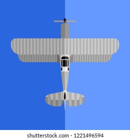 British WW2 fighter plane vector illustration