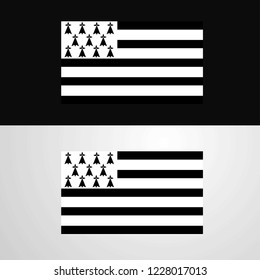 Brittany Flag banner design