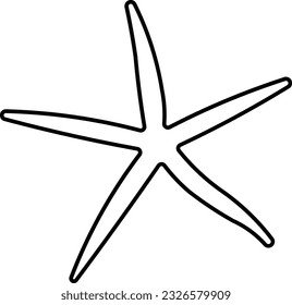 Brittle star star echinoderm sea star sea Outline