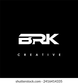 BRK Letter Initial Logo Design Template Vector Illustration