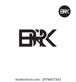 BRK Logo Letter Monogram Design