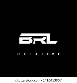 BRL Letter Initial Logo Design Template Vector Illustration svg