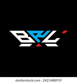 BRL letter logo vector design, BRL simple and modern logo. BRL luxurious alphabet design   svg